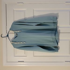 Teal hooded pullover